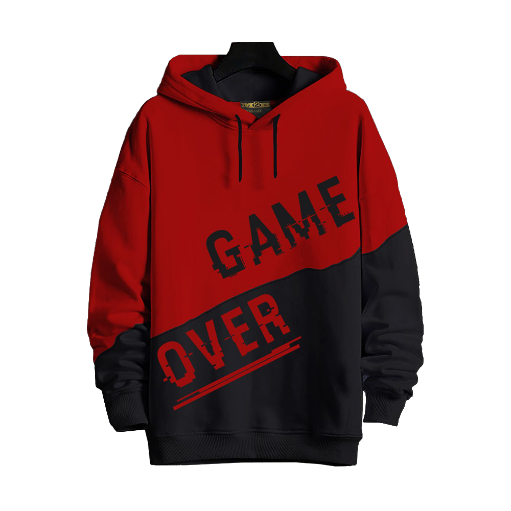 Cotton Game Over Winter Hoodie For Men