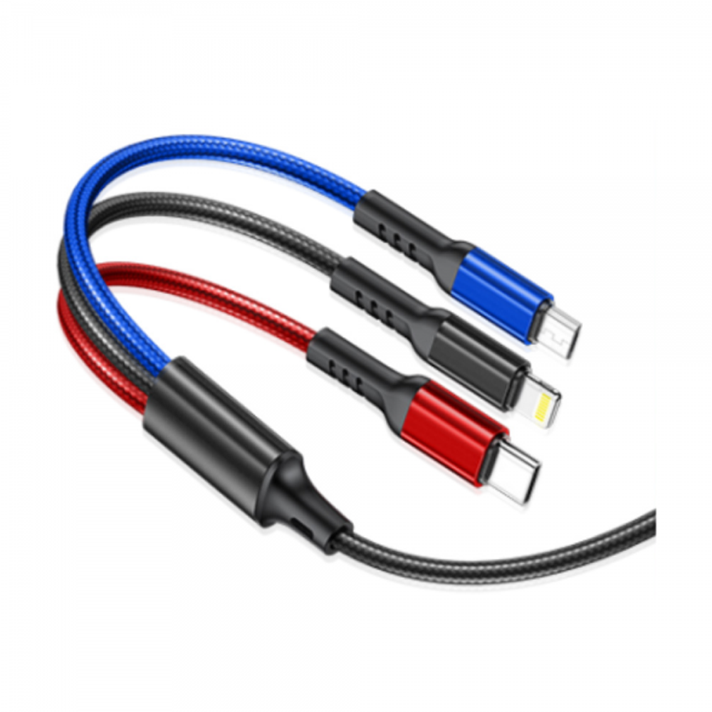 Awei CL-971 3 in 1 High Speed Data Cable 