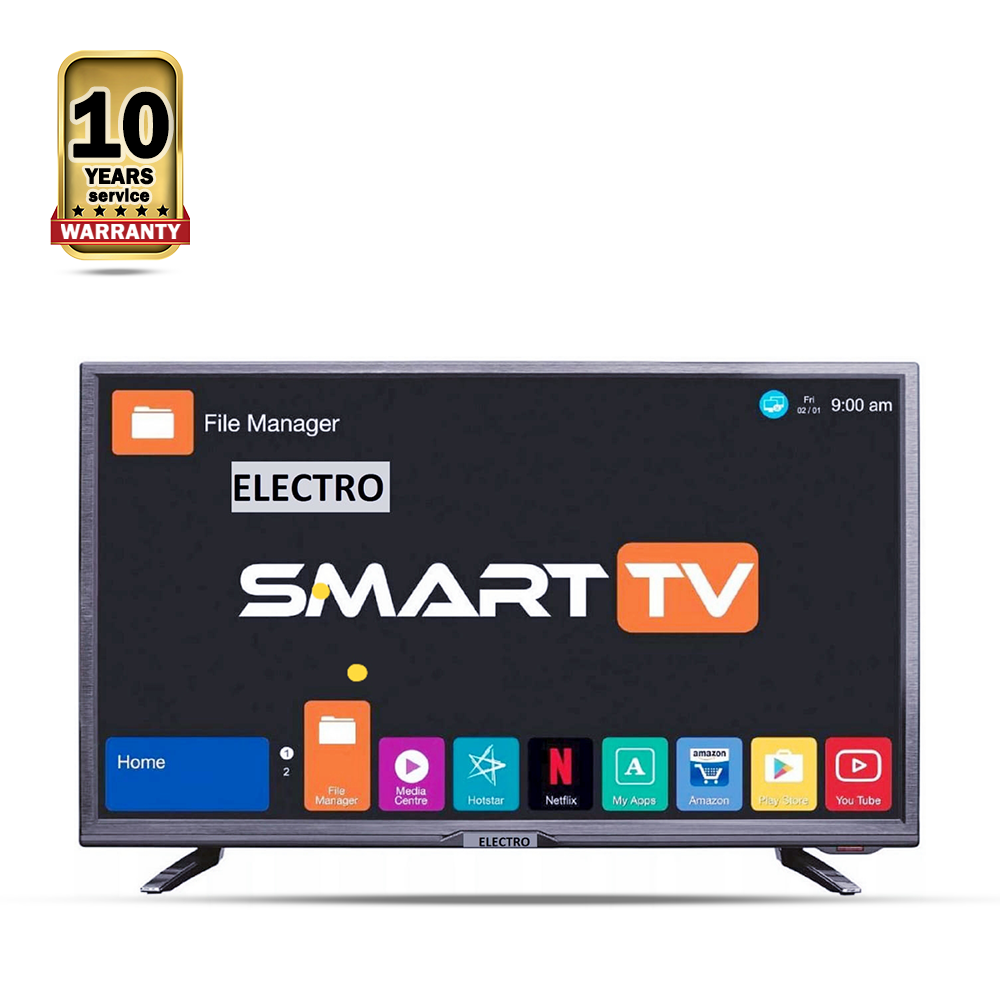 Electro 32ES1 Slim Android 2k Smart LED TV - 32 Inch - Black
