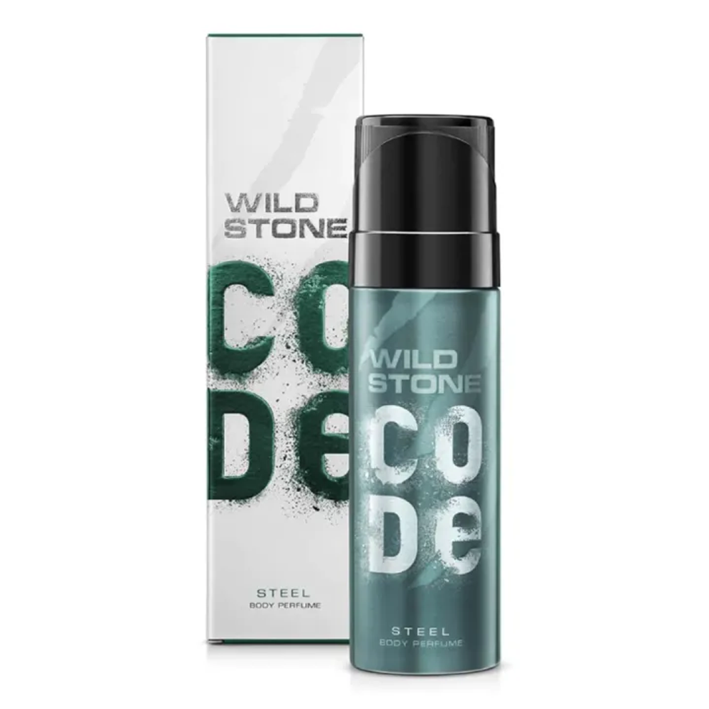 Wild Stone CODE Steel Body Perfume For Men - 120ml