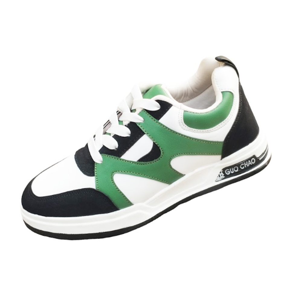 Suit Leather Trendy Sneakers Shoes Men - Green - SNG