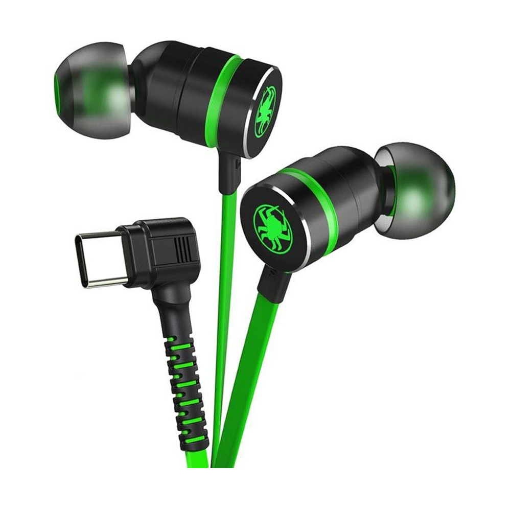 Plextone G20 Type c Gaming Wired Earphone Green