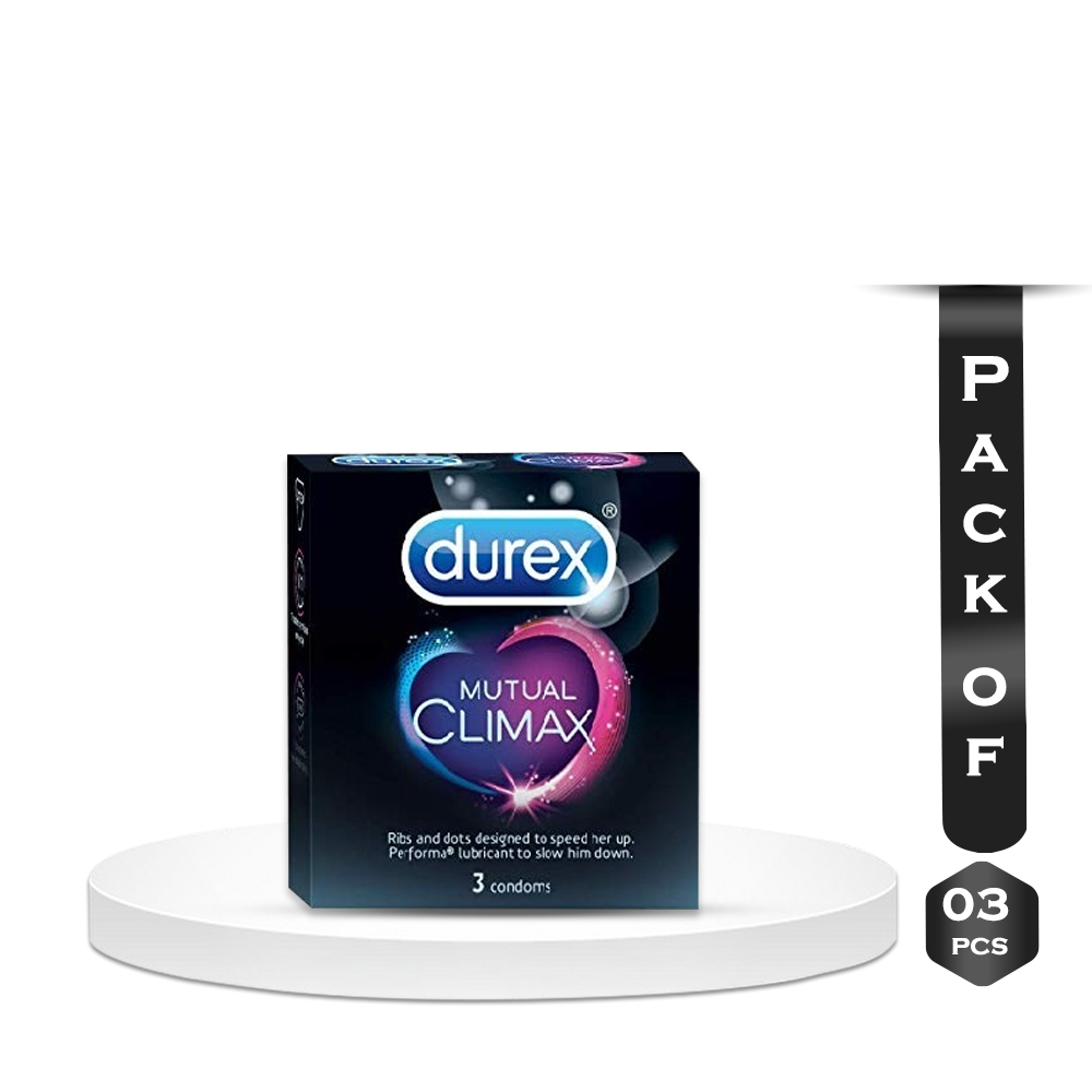 Pack of 3 Pieces Durex Mutual Climax Condoms