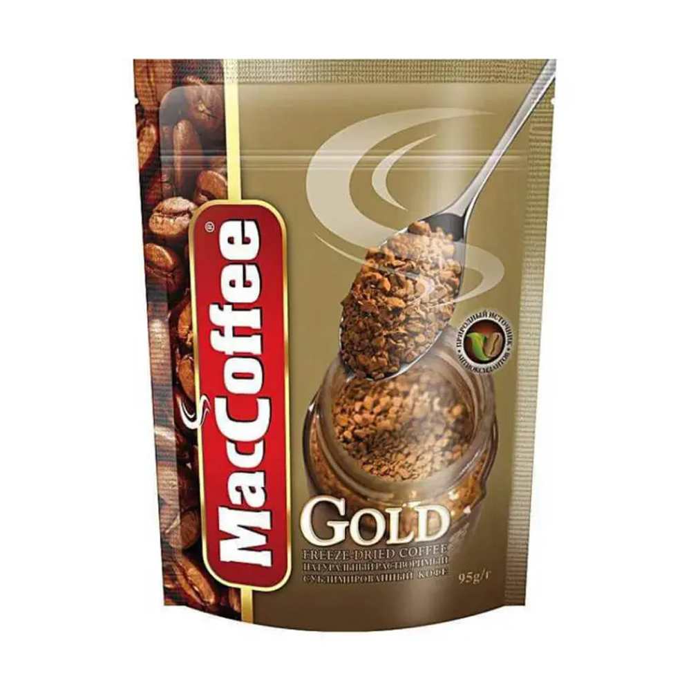 MacCoffee Gold Instant Freeze Dried Coffee Pouch Pack - 95gm