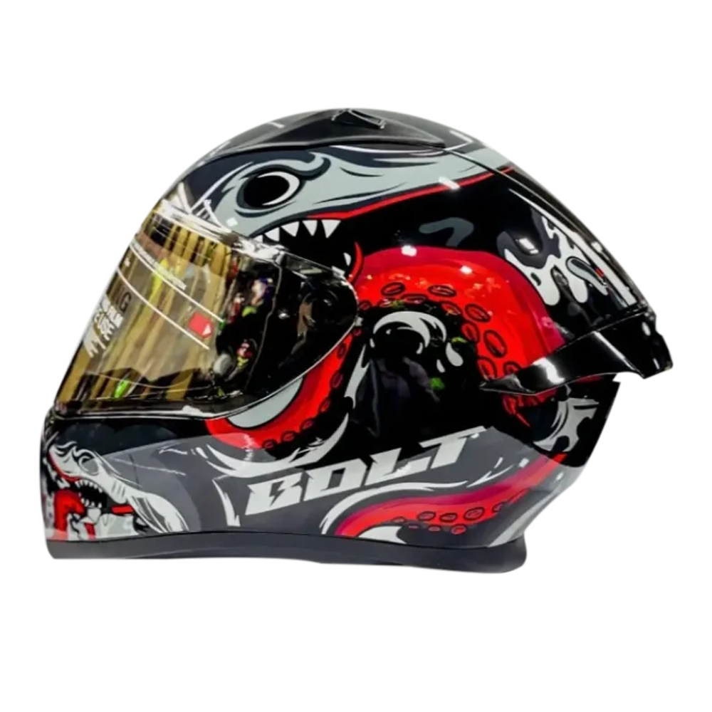 Studds Thunder Full Face Bike Helmet - Multicolor