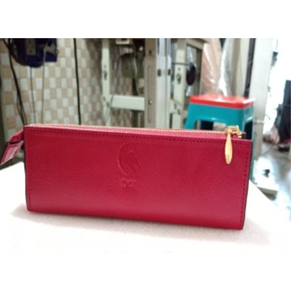 Leather Purse Bag for Women - Maroon