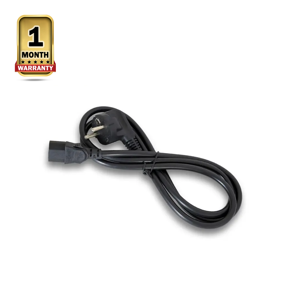 Many Copper 2 Pin Power Cable - Black - 1.5M