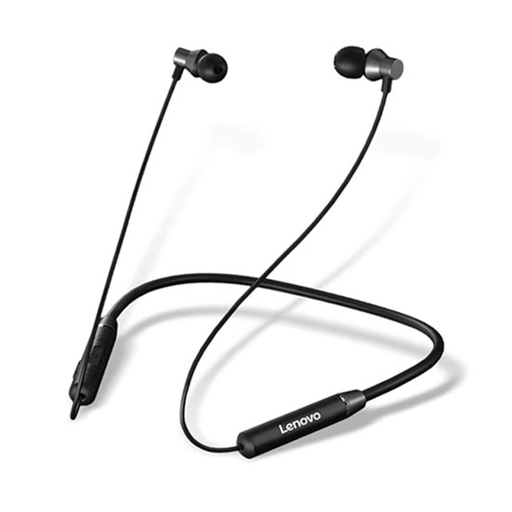 Delincol E114 Sports Wireless Bluetooth Neckband - Black