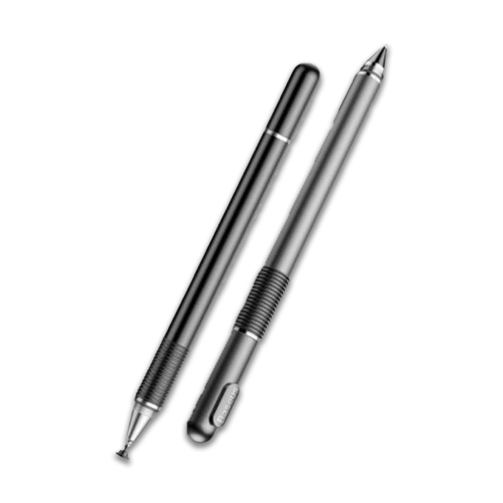 Baseus Two In One Capacitive Stylus Pen For Mobile And Tablet - Black