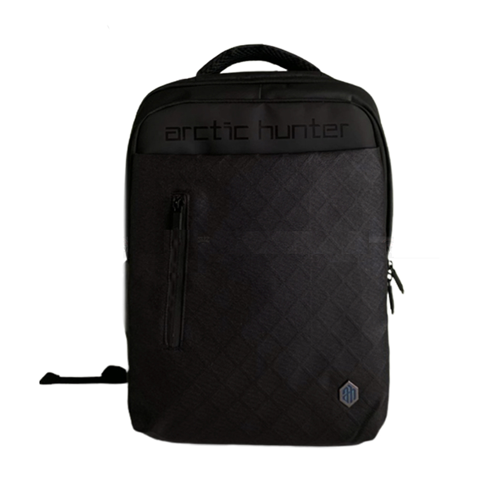 Oxford Polyester Nylon Backpack - Black