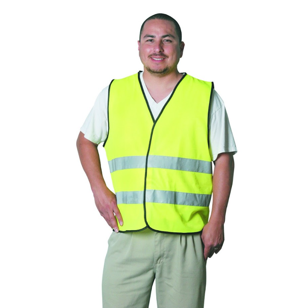 Polyester Reflective Safety Vest - Green