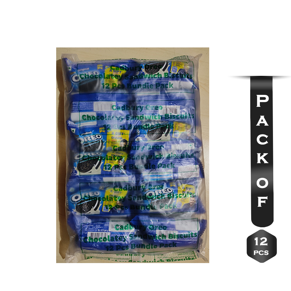 Pack of 12Pcs Oreo Biscuits Mini Pack - 46.3gm