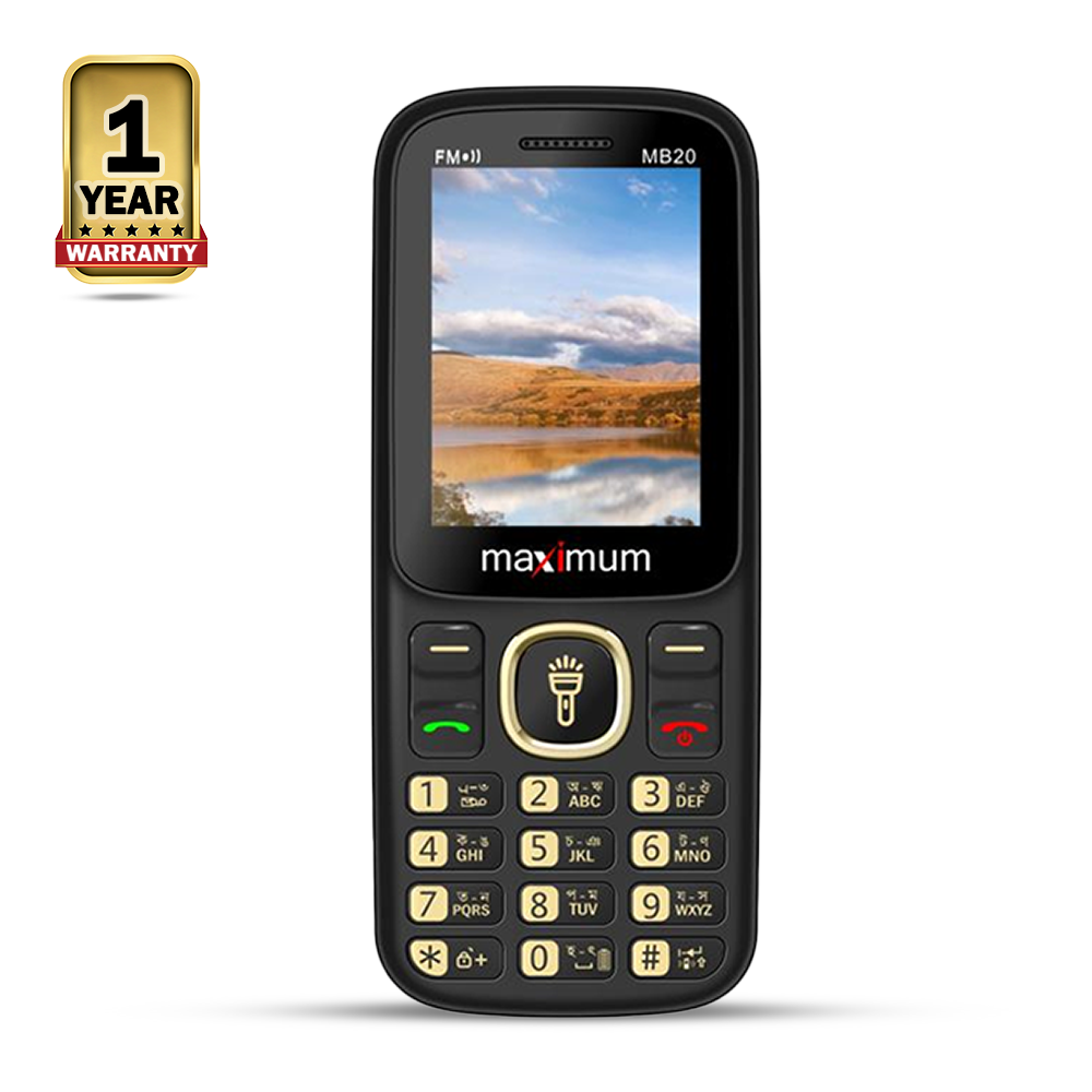 Maximum MB20 Star Feature Phone - Black