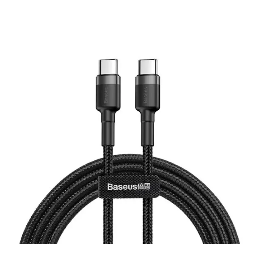 Baseus Type-C Cafule PD2.0 60W Flash Charge Cable - 1m - Black