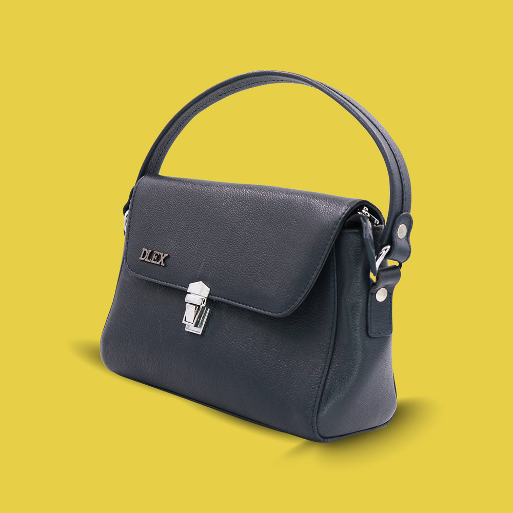 Leather Handbag For Women - Black - LB-25