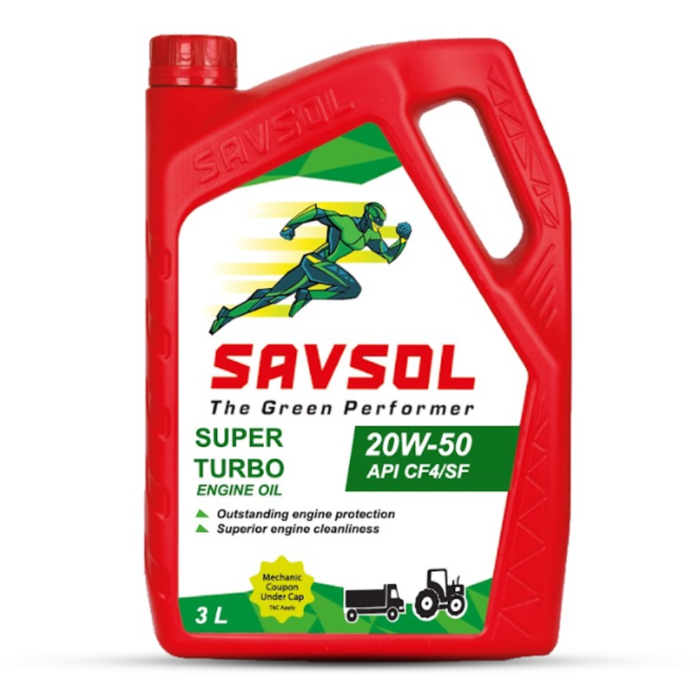 Savsol Super Turbo 20W-50 Engine Oil - 3 Liter