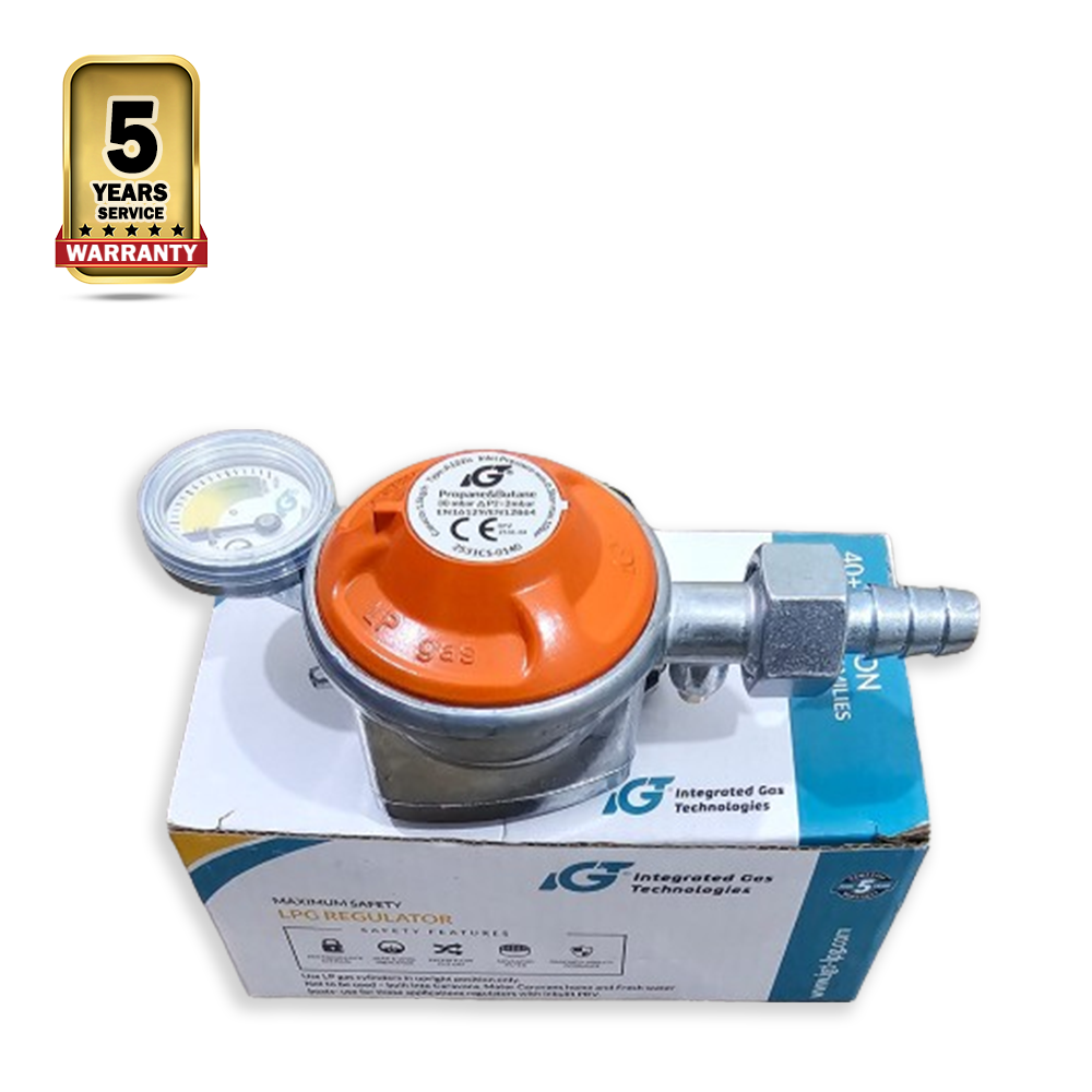 IGT A122si LPG Gas Safety Regulator - Orange