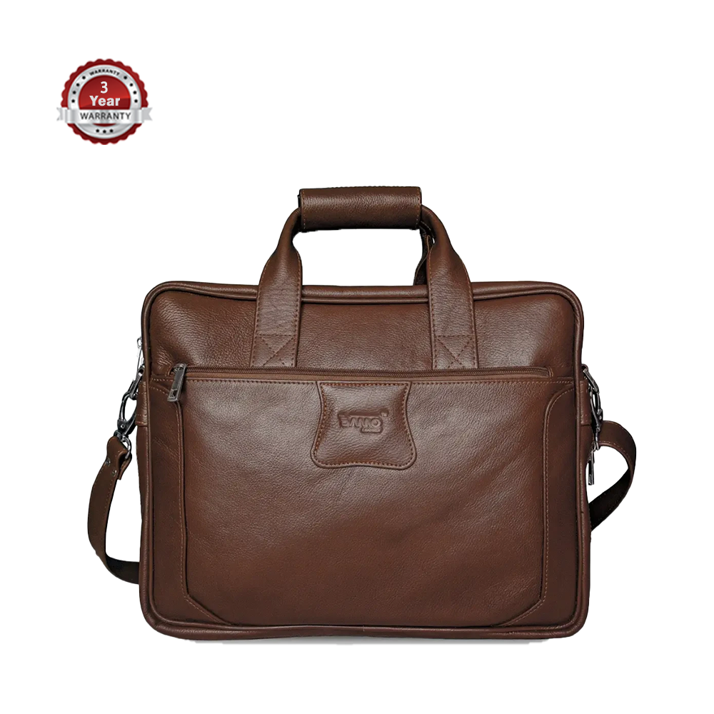 Leather Office Bag For Men - OB -1016