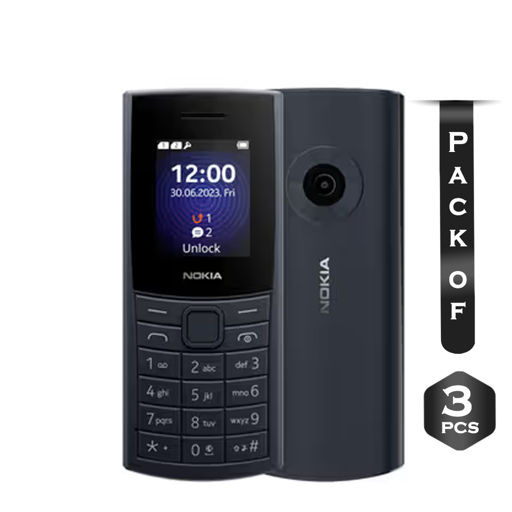 Pack of 3 Pcs Nokia 110 4G Feature Phones