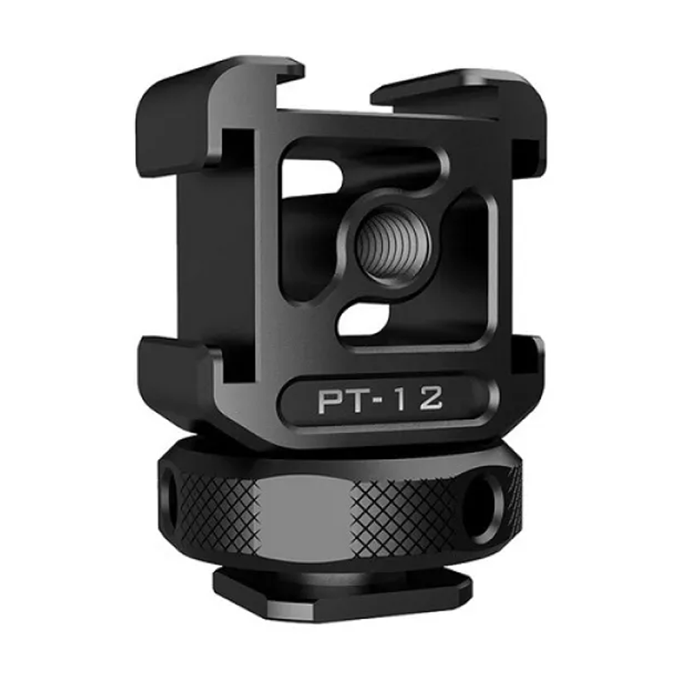 Ulanzi PT-12 On-Camera Triple Cold Shoe Mount Adapter