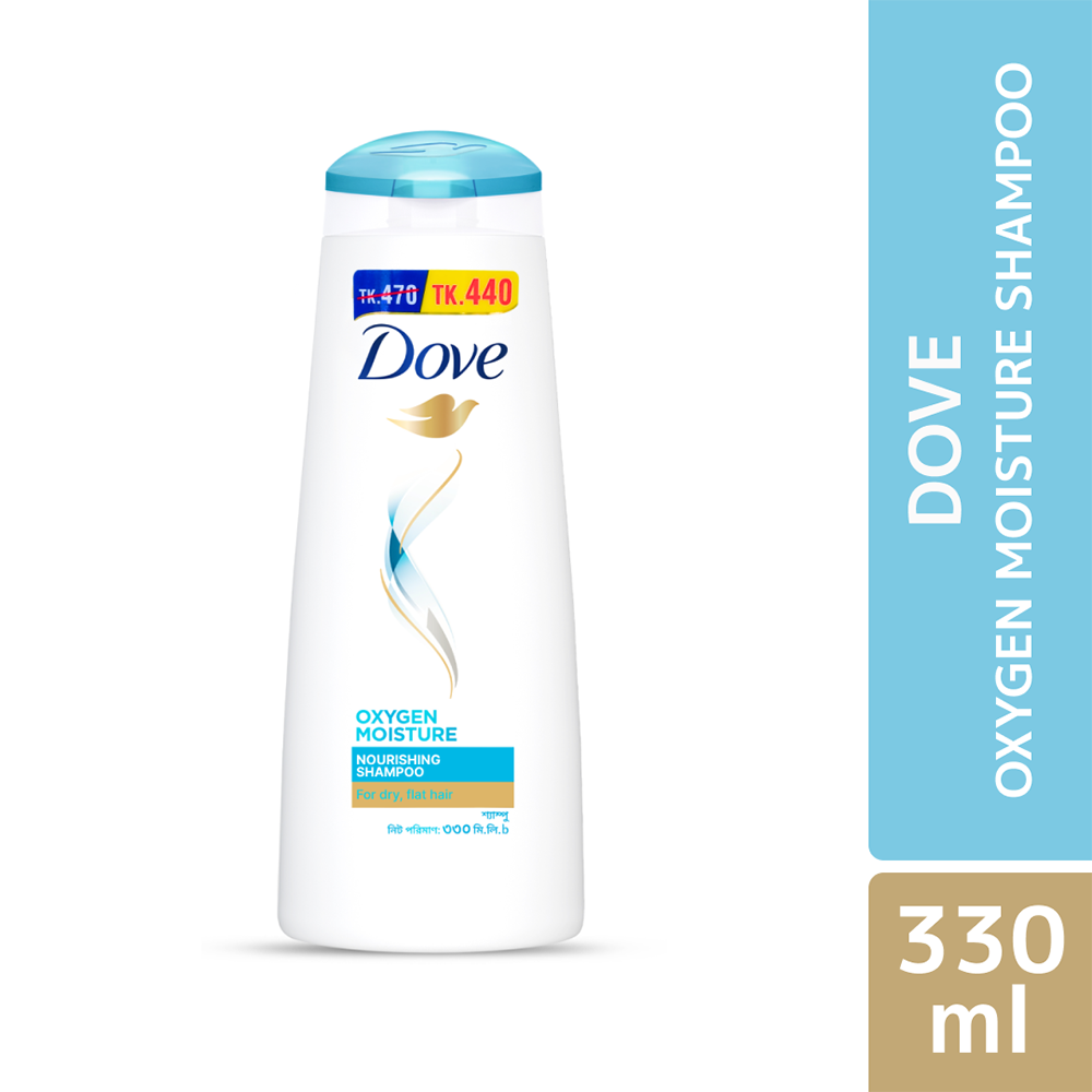 Dove New Oxygen Moisture Shampoo - 330ml