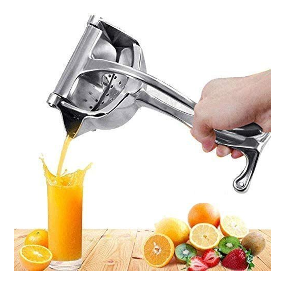 Aluminum Alloy Manual Hand Press Juicer - Silver