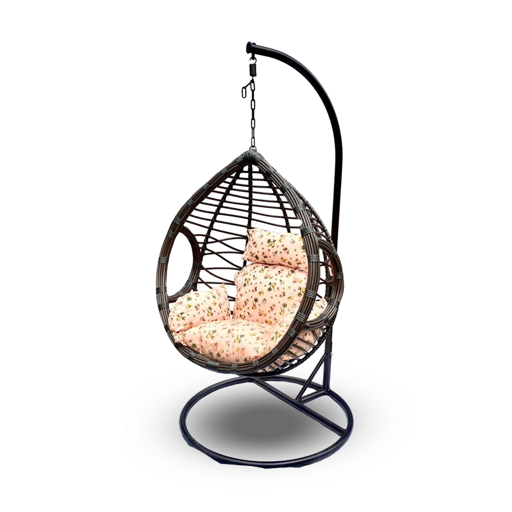 Dell'arte Quad Swing Chair Brown M83