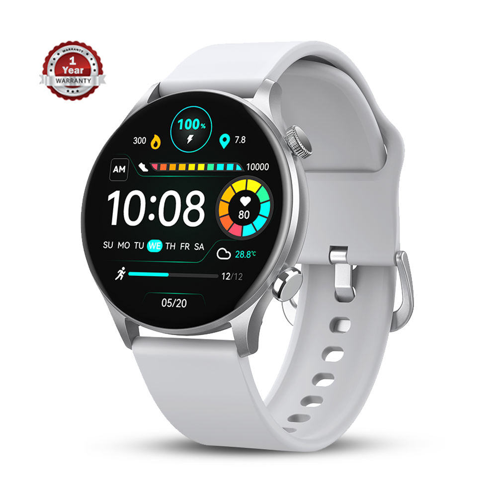 HAYLOU Solar Plus RT3 Bluetooth Calling Smart Watch Silver