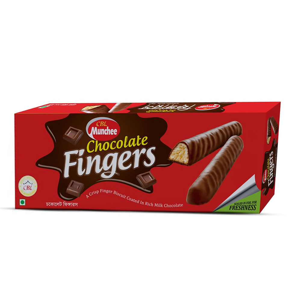 CBL Munchee Chocolate Fingers - 90gm