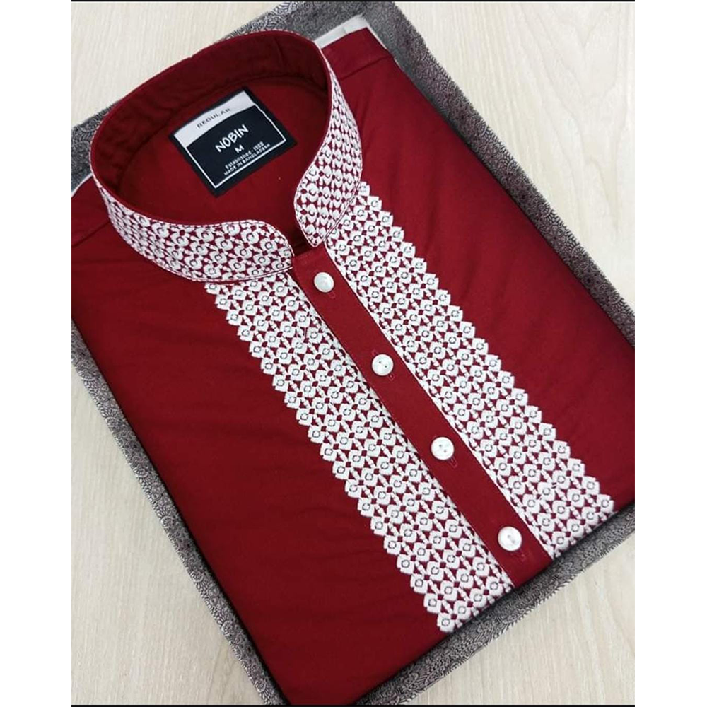 Nobin Cotton Panjabi For Men - NBP005