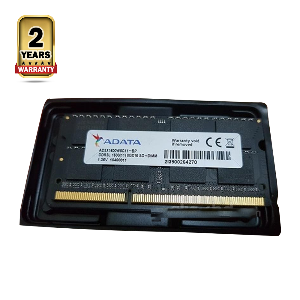 Adata DDR3L 1600MHz Laptop RAM - 8GB