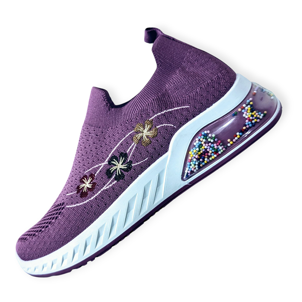 Mesh Sports Walking Shoes For Women - Multicolor - 03