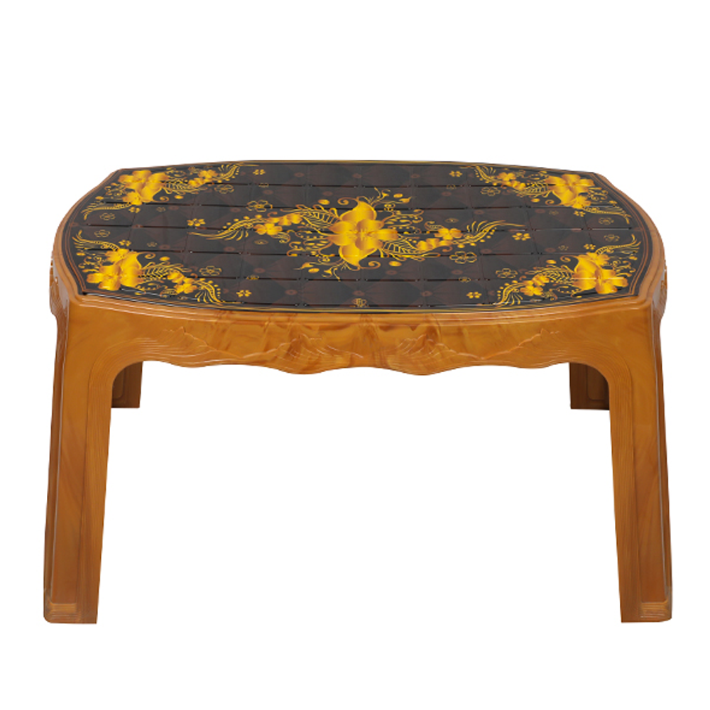 RFL Half Moon Printed Multipurpose Center Table