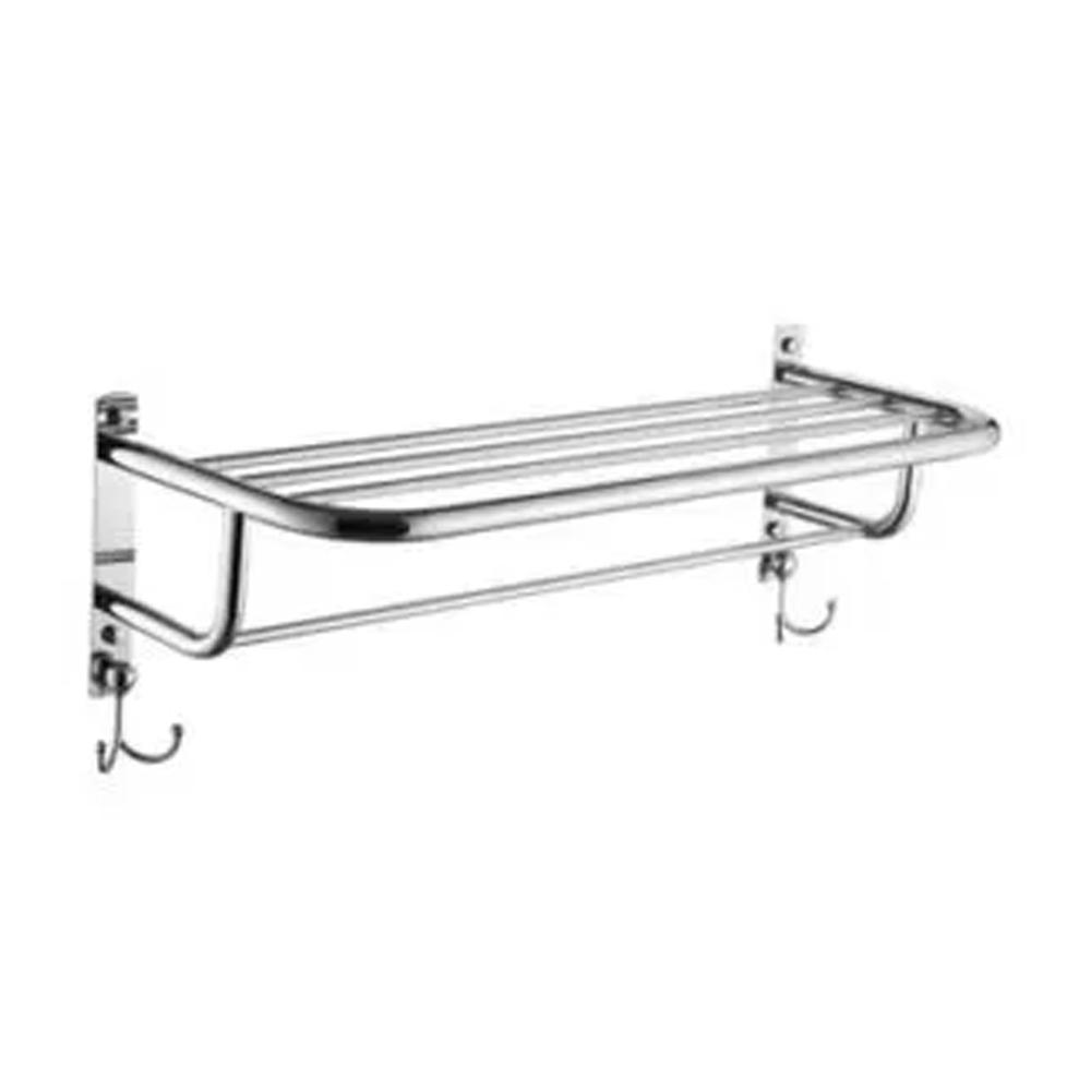 Marquis BA50021 Brass Materials Foldable Towel Shelf - Silver