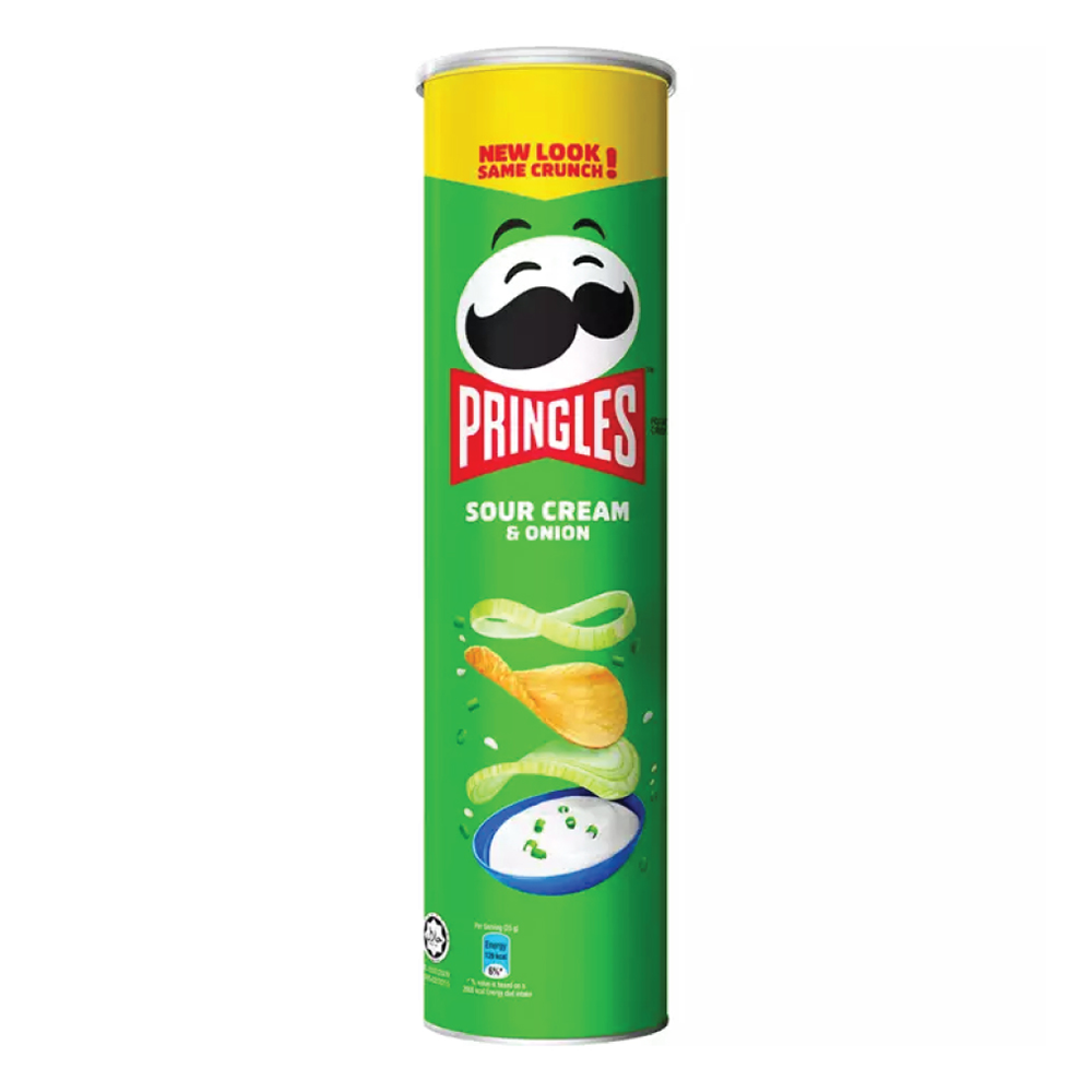 Pringles Sour Cream and Onion Potato Chips - 134gm - 8646712300