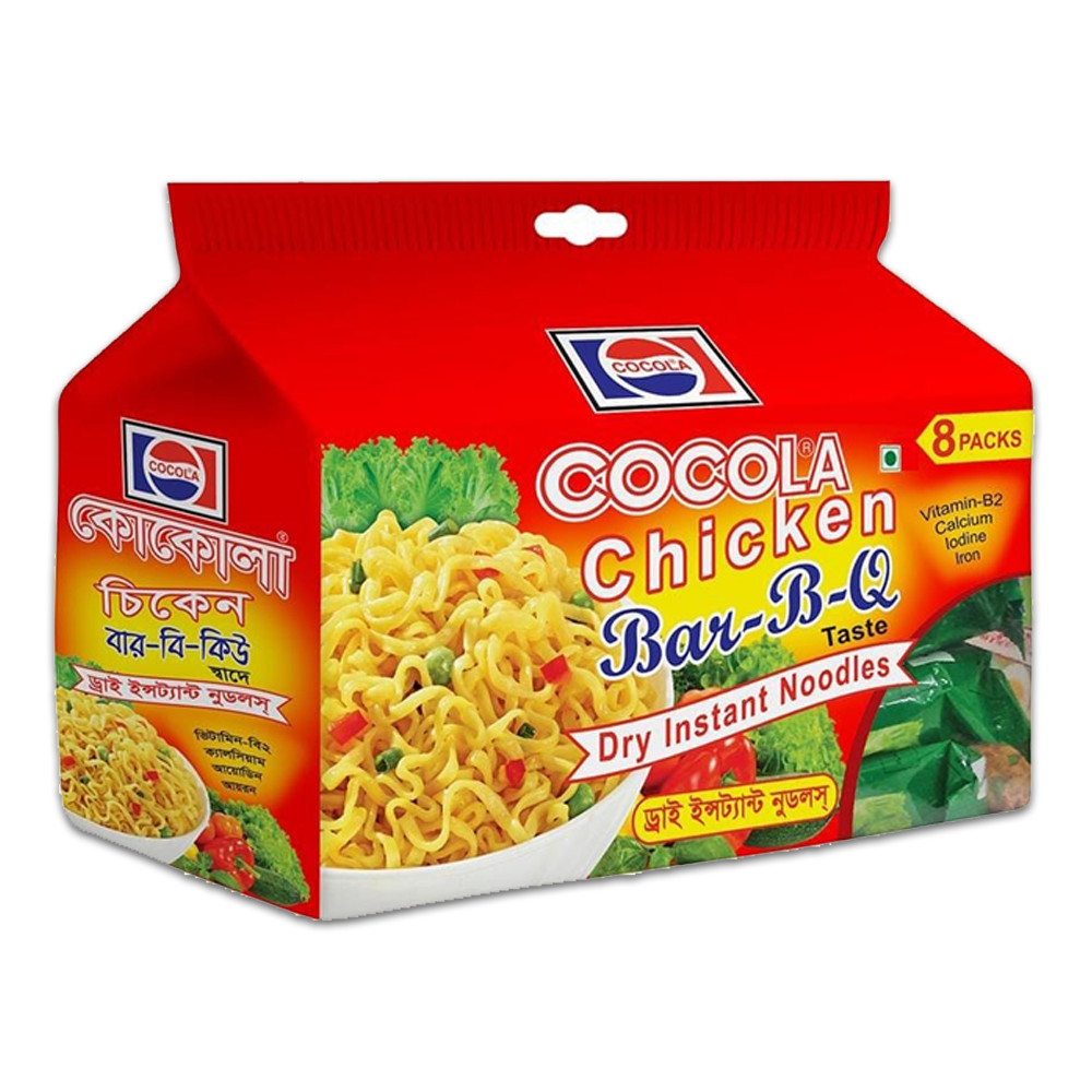 Cocola Chicken B-B-Q Noodles - 8 Pcs