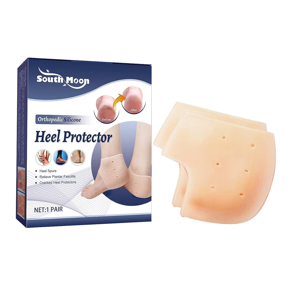 Silicone Heel Anti Crack Sets - Cream