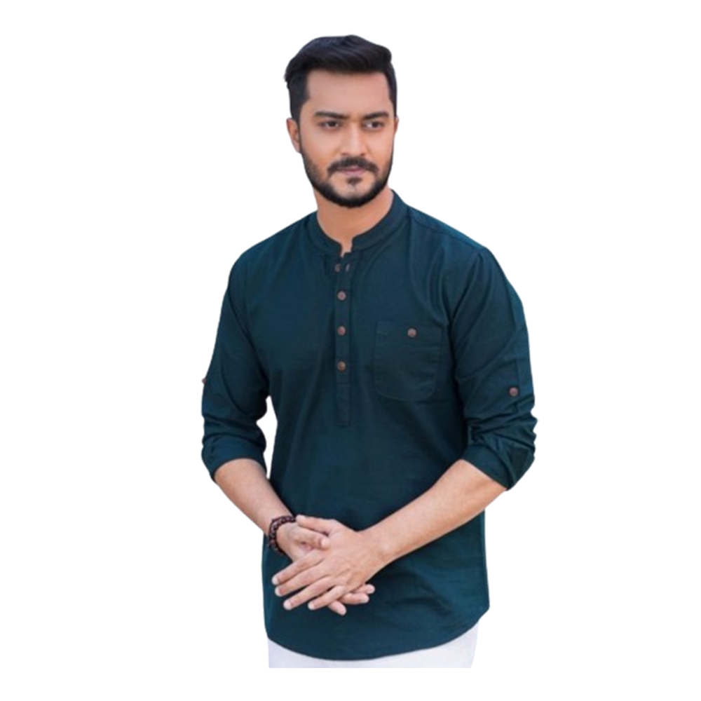 Cotton Katua For Men - Dark Navy