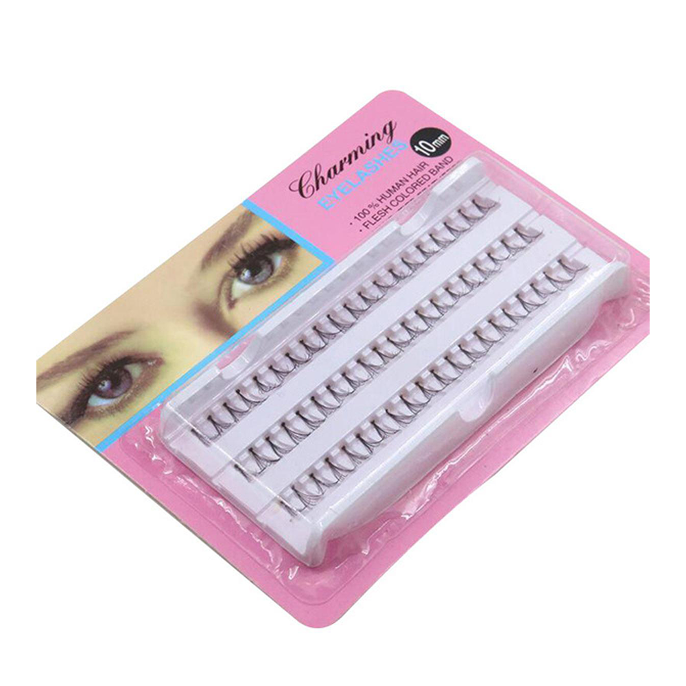 Artificial Fiber Handmade False Eyelashes - 8-14mm