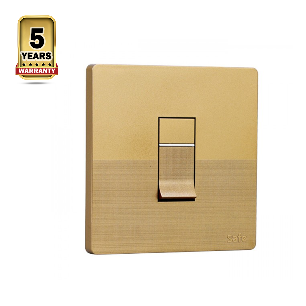 Walton Luxury 1 Gang 2 Way Switch - Golden