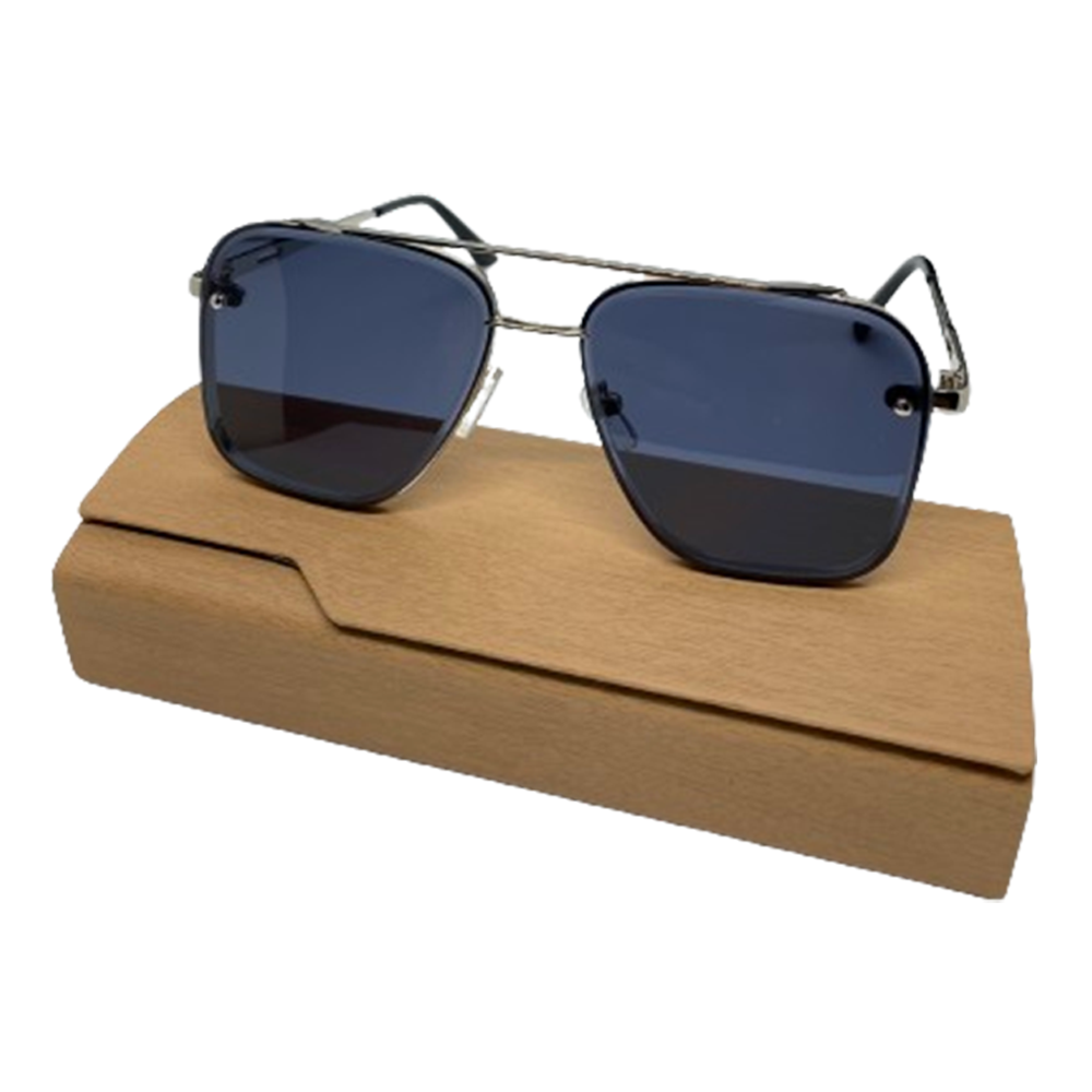 Vintage Cool Metal Square Sunglass for Men - Black - 02