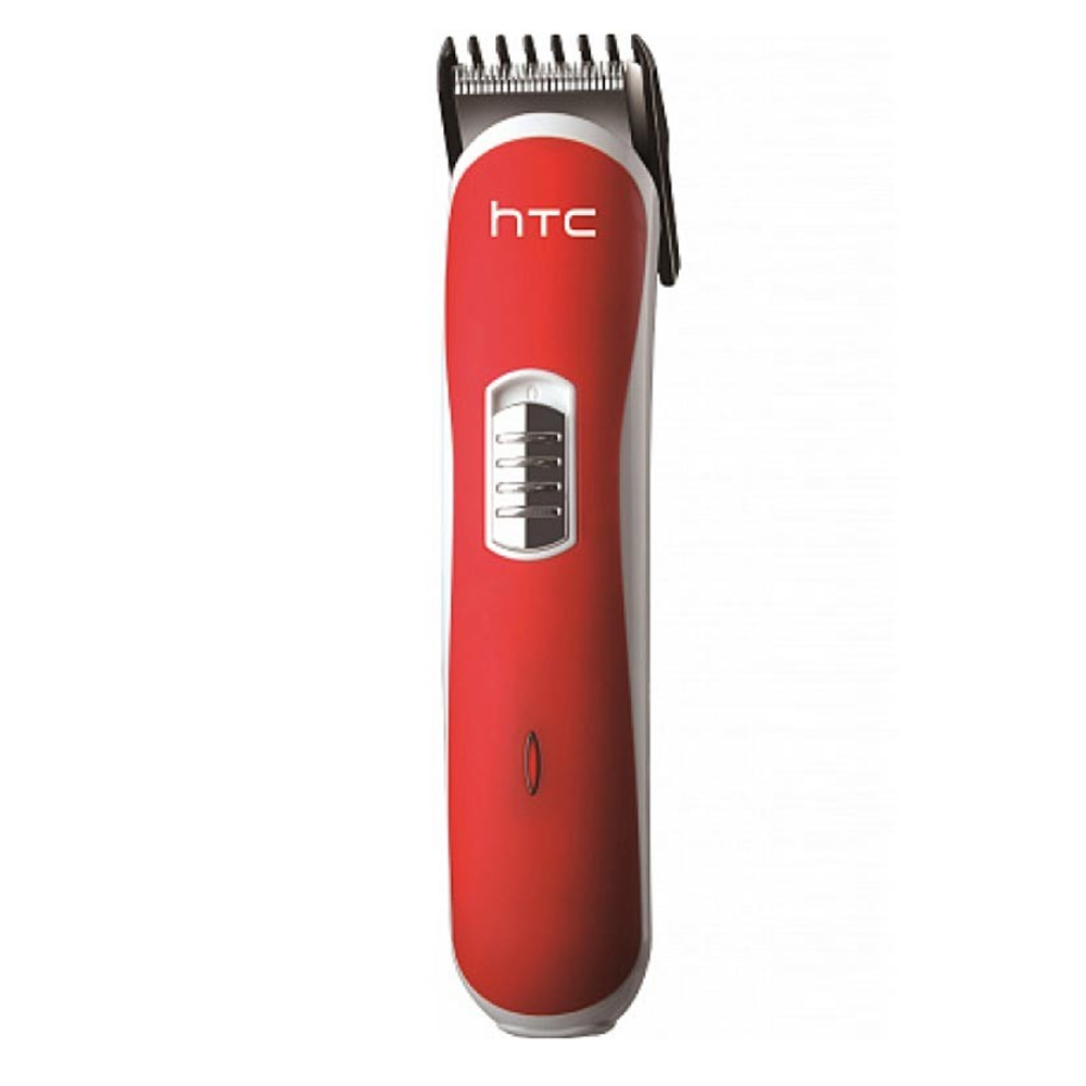 HTC AT-1103B Rechargeable Cordless Hair Trimmer For Men - Red