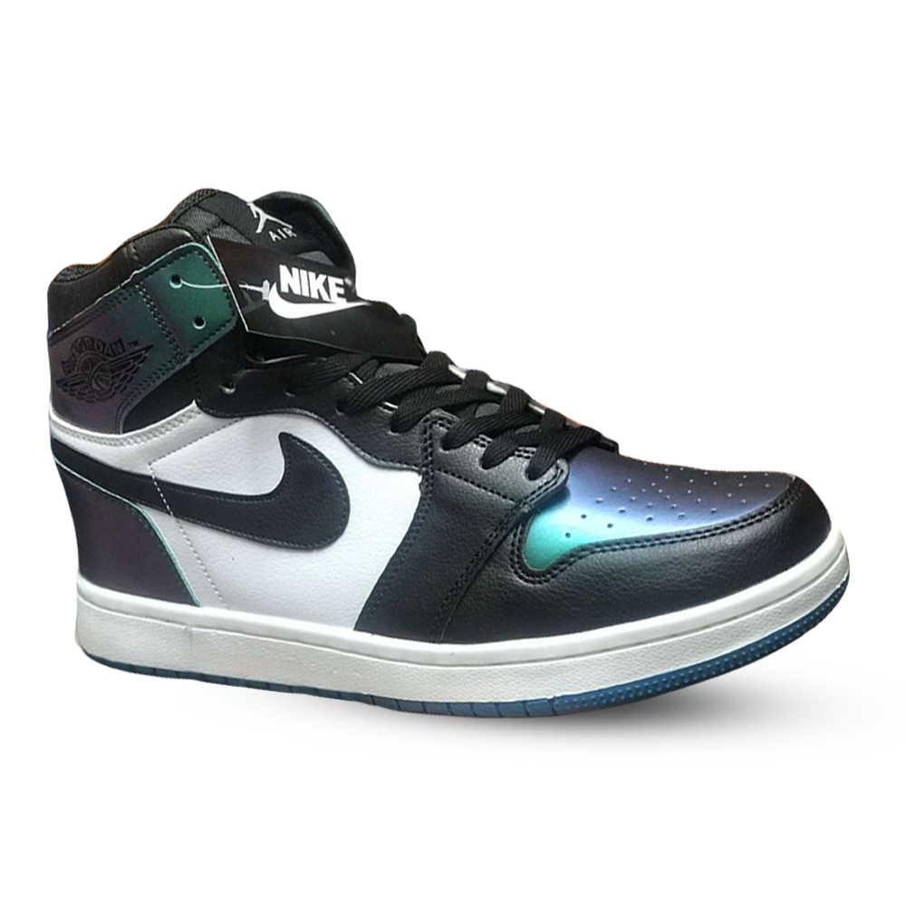 Nike Air Jordan 1 Champ High Neck PU Leather Sneaker for Men - Multi Color