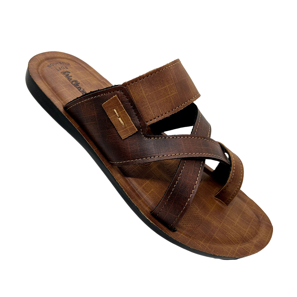 Walkaroo Brown Tan Sandal For Gents WG5347BRTN - Brown Tan