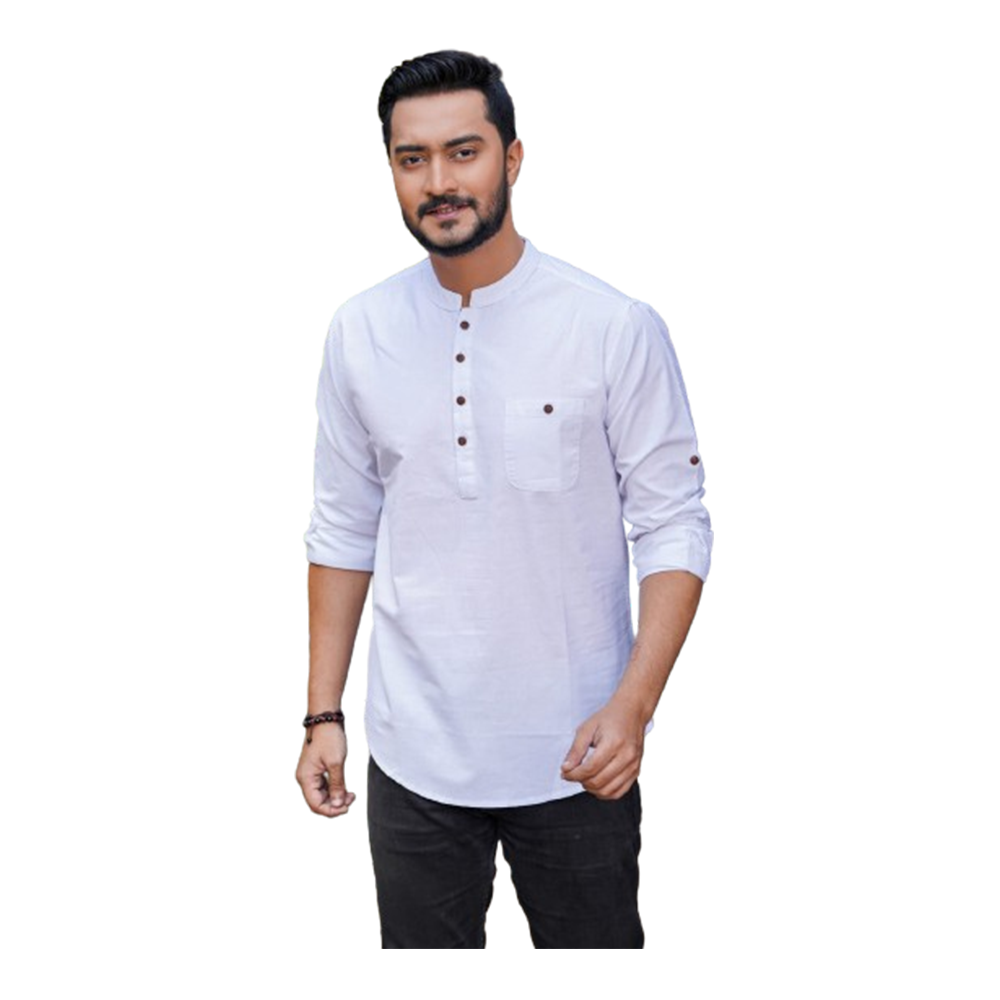 Cotton Katua For Men - White