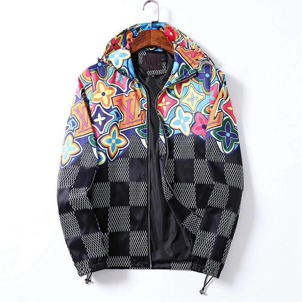 Cotton Fleece Full Sleeve Jacket For Men - Multicolor - J-62