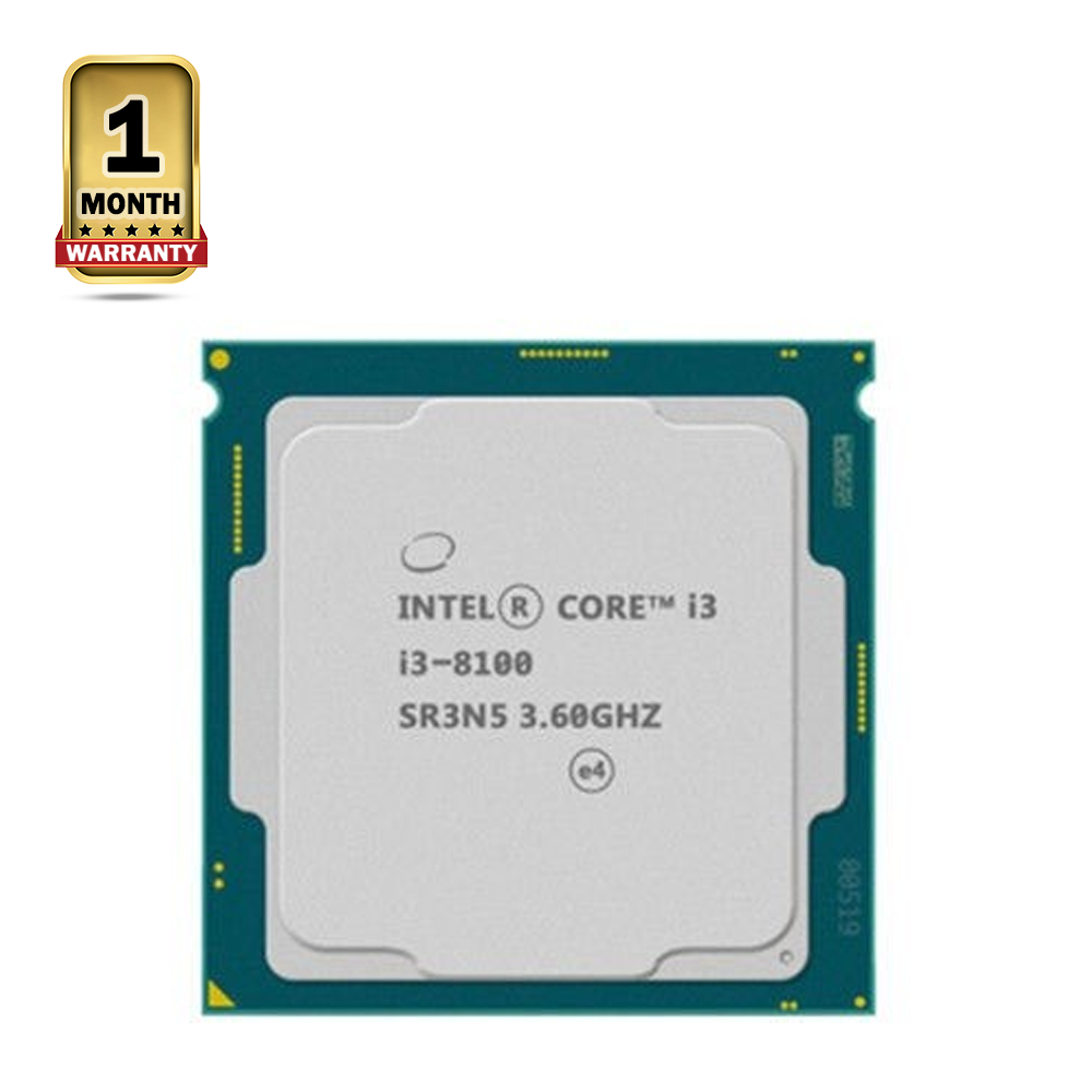 Intel Core i3-8100 8th Gen Coffee Lake Processor Bulk