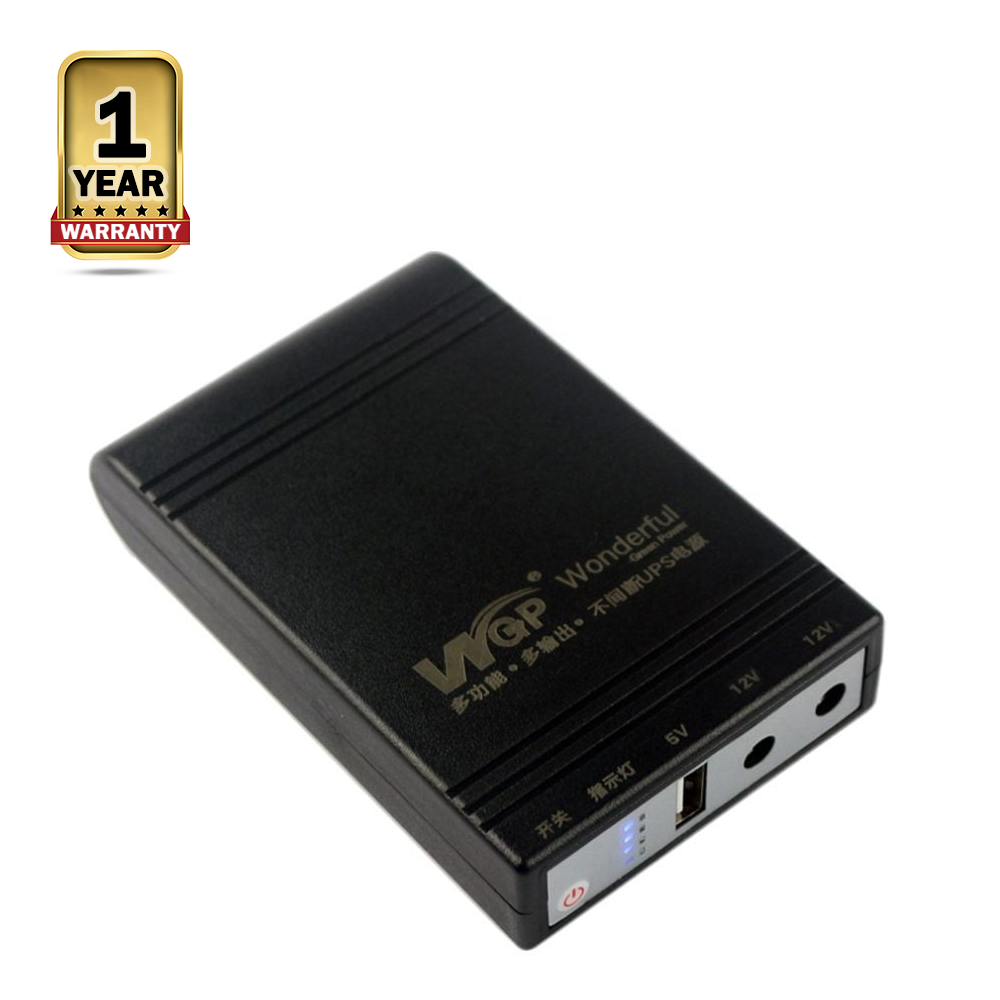 WGP 5V-12V-12V Mini Ups - 8800mAh - Black