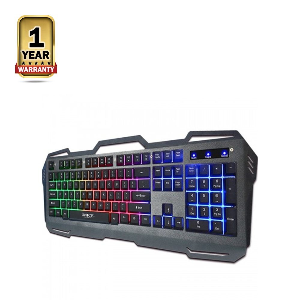 IMICE AK-400 RGB Lighting USB Gaming Keyboard - Black