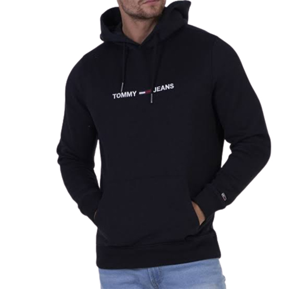 Cotton Hoodie For Men - Black - H-276